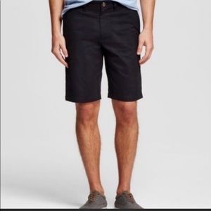 2 pairs of khaki shorts one navy blue one white 28